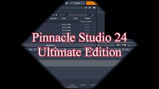Pinnacle Studio 24 Ultimate (Basic Tutorial)