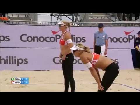 Juliana/Antonelli (BRA) vs. Meppelink/Van Iersel (NED) - Semi-Final - Women Stavanger 13.06.2015