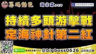 【大戶羅盤籌碼動能】 #謝宗霖0612，持續多頭游擊戰 定海神針第二紅 (圖)