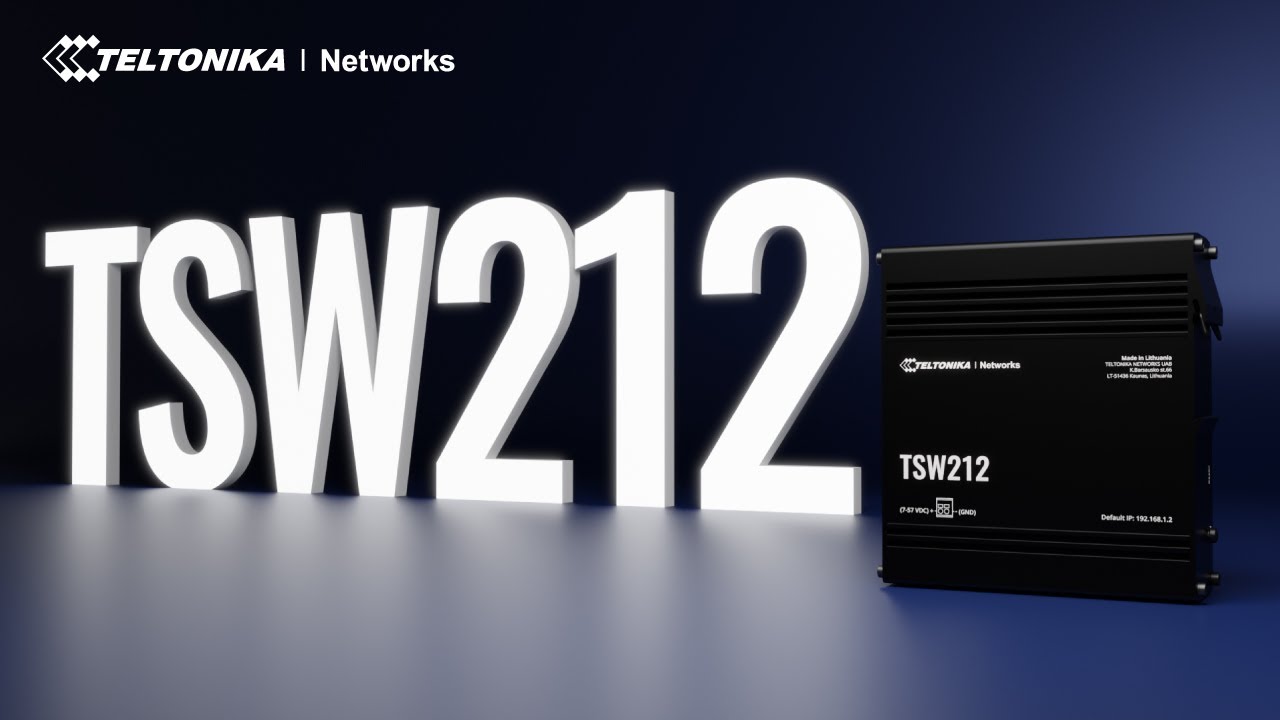 Teltonika Rail Switch TSW212 10 Port