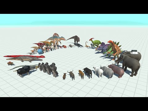 ALL FACTIONS BATTLE ROYALE - Animal Revolt Battle Simulator