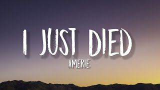 Amerie - I Just Died (Lyrics) | I just died in your arms tonight [TikTok Song]