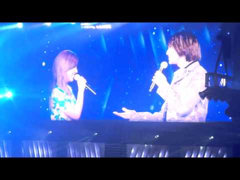 [FANCAM] CAN I HAVE THIS DANCE- ONEW + LUNA [SM TOWN LA 2012]