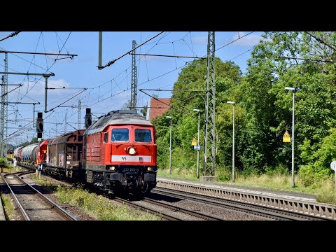 232 255 mit Mischgüterzug durch Dreileben-Drackenstedt