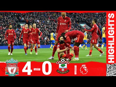 Highlights: Liverpool 4-0 Southampton | Jota brace, Thiago and a Van Dijk volley win it!