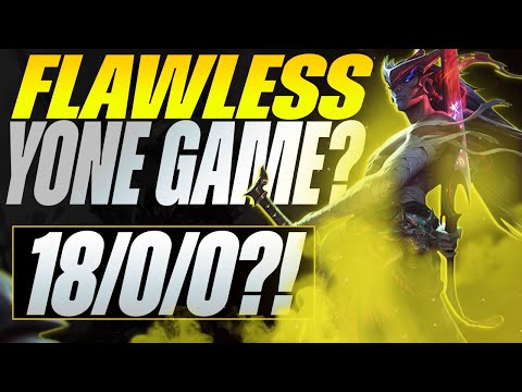 COMPLETELY **FLAWLESS** BUFFED YONE GAME! - League of Legends