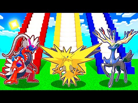 EPIC Pixelmon Pokémon Staircase Race!!