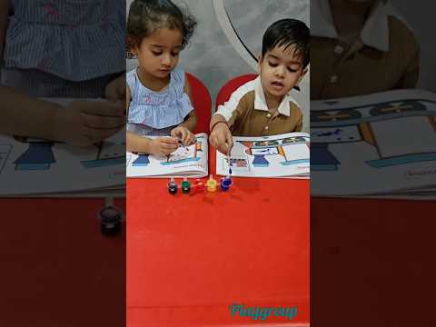 Earbud printing is an excellent hands-on arts and crafts exercise for children.