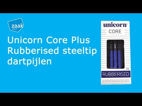 Unicorn Core Plus Rubberised steeltip dartpijlen  - Review