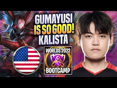 GUMAYUSI IS SO GOOD WITH KALISTA! - T1 Gumayusi Plays Kalista ADC vs Nilah! | Bootcamp 2022