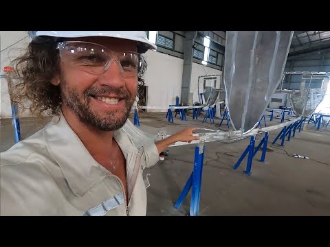 1. Performance Catamaran boat build - We start building my Odisea 48 in Vietnam