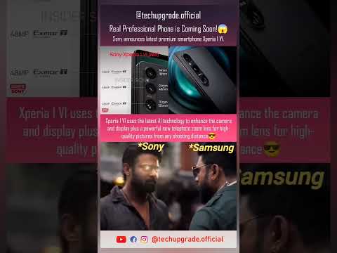 Sony announces a Premium Smartphone Xperia 1V🔥I | The Professional Phone🔥 #sony #xperia #apple
