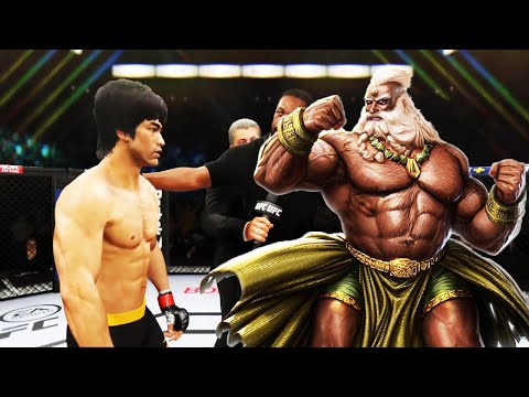 PS5 | Bruce Lee vs. Ork Monk (EA Sports UFC 4)
