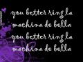 Machina de Bella - Madeline Adams - lyrics