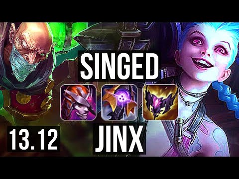 SINGED & Taric vs JINX & Milio (ADC) | 11/3/17, 1.1M mastery, Dominating | KR Master | 13.12
