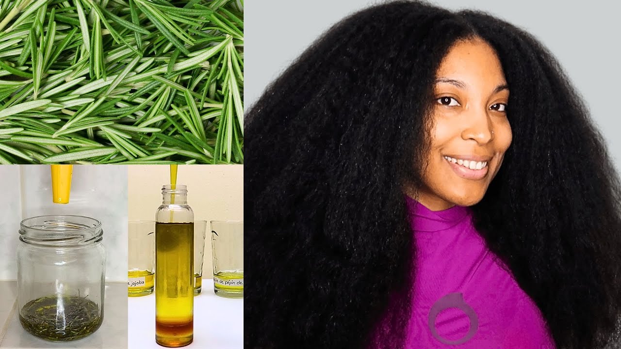 DIY Huile De Romarin Pour La Pousse Des Cheveux l Secret De Pousse Des Caraïbes