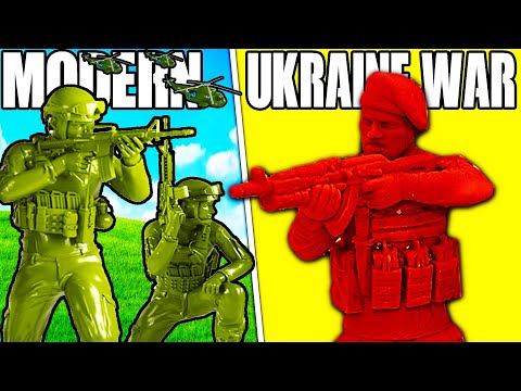 I built MODERN ARMY MEN Toy Soldiers...