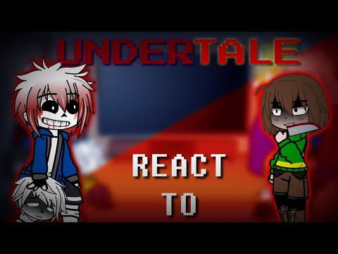 Undertale reacciona a Insanity Sans vs Chara | Undertale react to Insanity Sans vs Chara