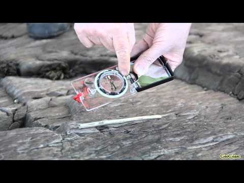 GEOCOAST - Using Geological Compass:  Measuring Lineation