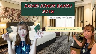 Amari Johor Bahru Hotel Room Tour, visited the BEST steakhouse in JB! 😋