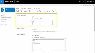 Creating a SharePoint Site Subsite