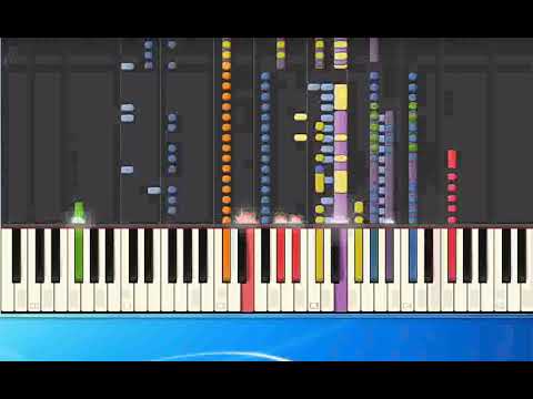 [Piano Tutorial Synthesia]DieDieChillen - Supergeile Scheisse (mh)