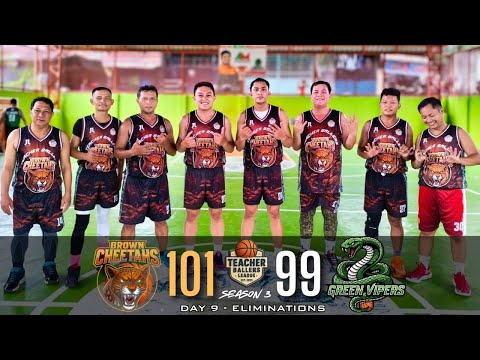 TBL S3 DAY 9: BROWN CHEETAHS VS GREEN VIPERS (Part 1) 12/13/25