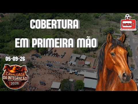 🐎 AO VIVO: Cavalgada da Integração de Nazaré-TO 2026 | Cobertura Exclusiva | META: 1.000 INSCRITOS!🤠