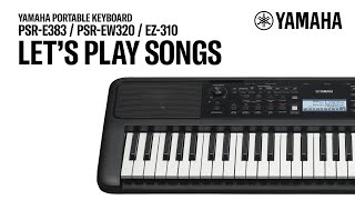 Video thumbnail for Yamaha Portable Keyboard PSR-E383 / PSR-EW320 / EZ-310  Style Video 3 by Yamaha Global
