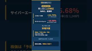 日経1363円高・リクルートST高／サイバー急落｜「市場予想」って何？【けいざいノート】