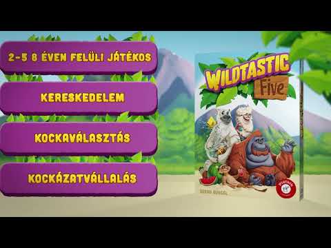 WILDTASTIC FIVE - családi társasjáték - Piatnik Budapest - Piatnik Magyarország