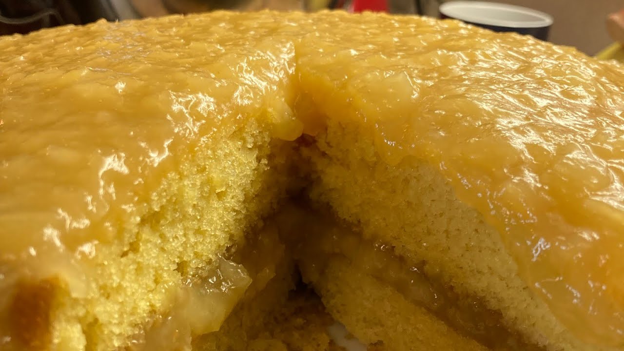 OLD SCHOOL PINEAPPLE 🍍 LAYER CAKE/FRIDAY NIGHT CAKE OF THE WEEK)  MY MOST REQUESTED CAKE 🍰