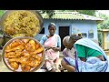 Chicken Layer Biryani | how tribe grandmothers cooking chicken leg biryani in tribe village style