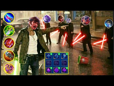 CHOU TOP GLOBAL EMBLEM SET AND BUILD | CHOU NEW META GAMEPLAY 2022 | MOBILE LEGENDS