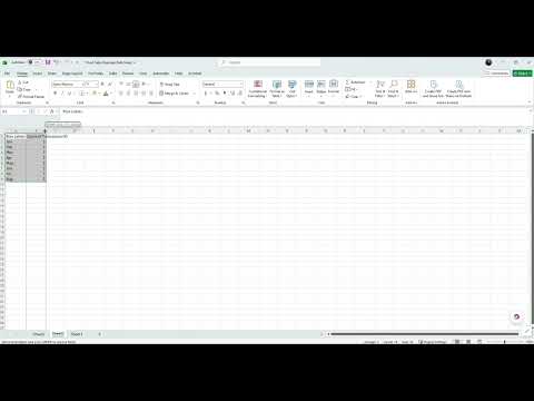 Step by Step Video (Excel)