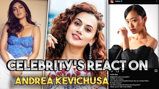 Bollywood Celebrities React on Andrea Kevichusa || #anek #andreakevichusa #celebritiesrection
