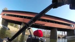 preview picture of video 'Kayaking Delaware Thompson's Bridge Run'