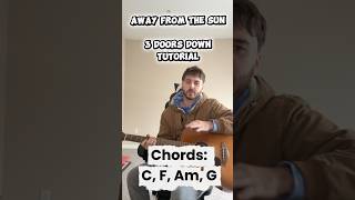 Away from the sun by 3 doors down guitar tutorial #guitartutorial #awayfromthesun #3doorsdown