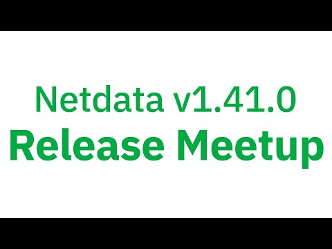 netdata release notes meetup