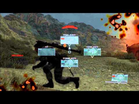 Metal Gear Solid V: The Phantom Pain - Taking out a tank convoy