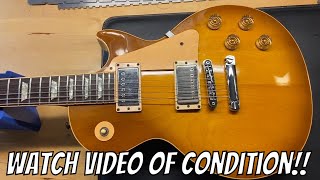 Video thumbnail for 1998 Gibson Les Paul Standard Honey Burst by Guitar Chimp