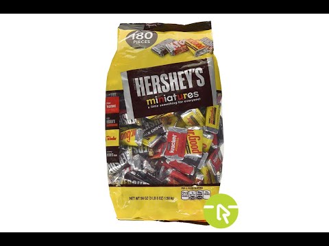 hershey miniatures 180pieces video