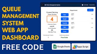Build a Queue Management System with Google Apps Script & Sheets | D16