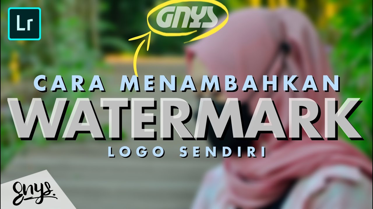 Tambahkan Watermark Foto pake Logo sendiri di HP | Lightroom CC Mobile