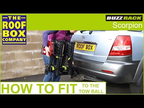 BUZZRACK Scorpion - How to fit to the tow ball