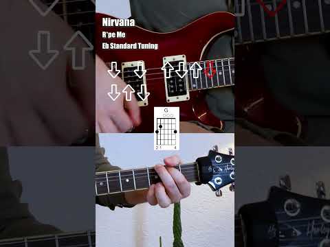 Nirvana - R*pe Me Strumming Tutorial