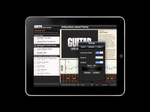 Guitar World's Lick of the Day App Trailer