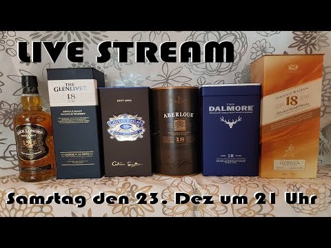 #561 - Live Stream - 6x 18 Jahre alte Single Malt Whiskies mit WhiskyJason