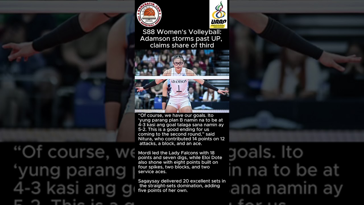 UAAP Women's Volleyball: Adamson wallops listless UP