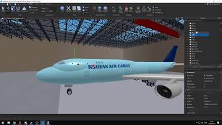 ROBLOX Boeing 747-8 Korean Cargo build